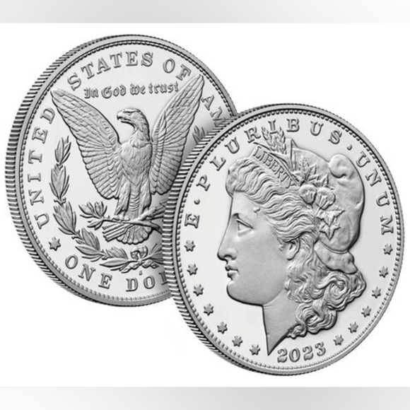 2023 S Morgan Silver Dollar Uncirculated w/ OGP & COA. 1 ounce pure silver coin - Picture 2 of 4